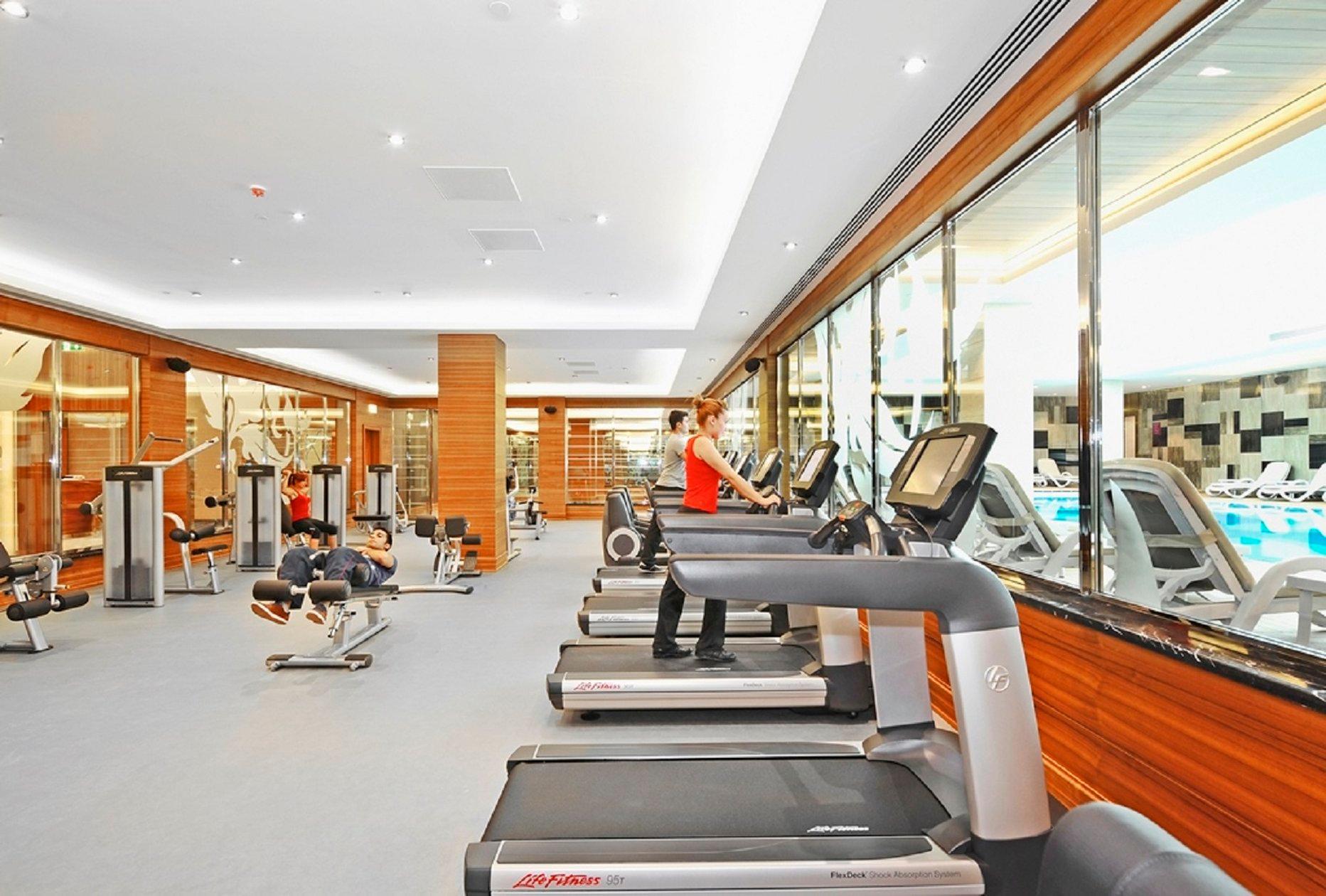 Crowne Plaza Bursa Convention Center & Thermal Spa By Ihg Exteriér fotografie The gym at the hotel